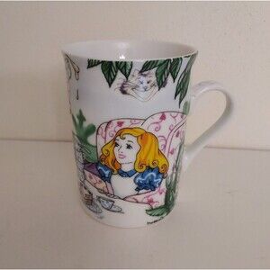 Alice in Wonderland Cafe By Paul Cardew Coffee Tea Cup Mug 4" Mad Hatter